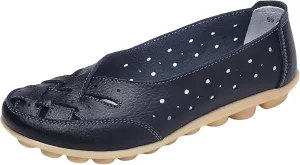 Women's Sandals Cowhide Leather Shoes Loafers Flats Sandals Orthopedic Loafers in Breathable Leather Cowhide Women's Comfortable Loafer Casual Fashion Flats Shoes 2025