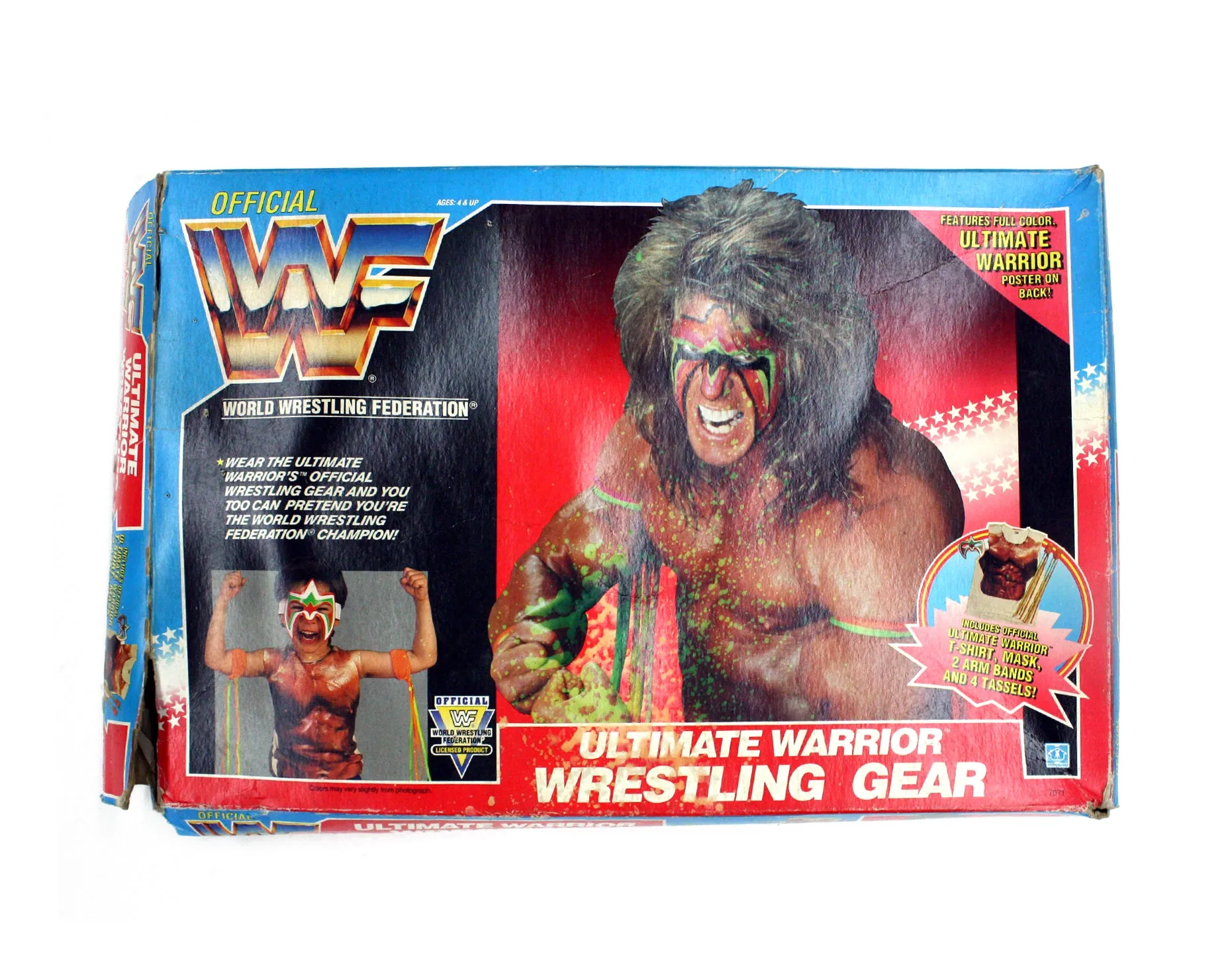WWF ULTIMATE WARRIOR KIDS WRESTLING GEAR